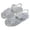 A-Clear194, variant on JAJAHO Girls Jelly Sandals Summer Princess Flat Dress Shoes For Girl Lightweight Waterproof Open Toe Buckle Sandals Kids Toddlers 1-9Y