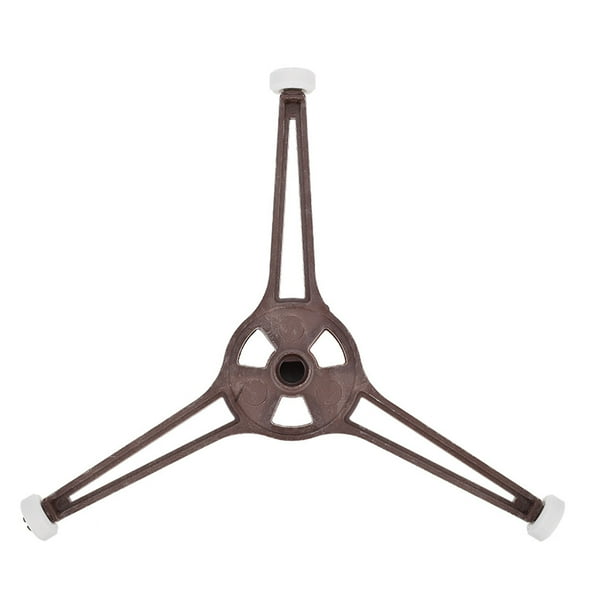 Anillo de soporte para plato giratorio de microondas con triple brazo y rodillo guía para microondas