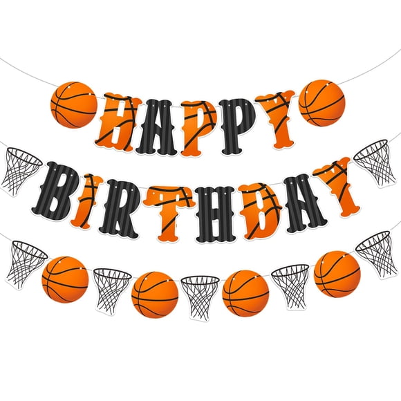Decoraciones para fiestas de cumpleaños de baloncesto RICHHHA Happy Birthday