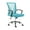 Black Aqua, variant on Modern Home Zuna Mid-Back Office Task Chair - Ergonomic Back Supporting Mesh Back Desk Chair (Black/White)