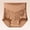 #351-Coffee, variant on Warop Women's Cotton Shapewear Panties, Tummy Control Butt Lifting Full Coverage Seamless High Waist with Lace Trim and Embossed Design for Everyday Comfort