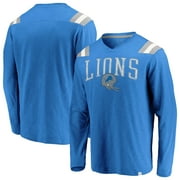 Men's NFL Pro Line by Fanatics Branded Blue Detroit Lions True Classics Long Sleeve T-Shirt