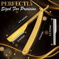 thumbnail image 4 of Professional Gold Razor For Professional Barbering, Titanium Gold Quality Blade Razor, Classic Stainless Steel Barbero Shaver for a Smooth & Precise Shave, Premium Barber Razors, 4 of 11