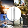 thumbnail image 7 of Gaff Hook, Fishing Gaff, Fishing Spear, 4 pcs Stainless Steel Single Prong Harpoon Barb Fish Spear Fishing Spear Frog Gigging Spear for Outdoor Fishing Tackle, 7 of 7