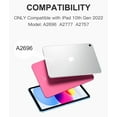 thumbnail image 2 of Funbiz Compatible with Apple iPad A16 11th 10th Generation Case with Keyboard 7 Color Backlight Detachable Wireless Keyboard Case Cover with Touchpad for iPad 11th Gen 11 inch & 10th Gen 10.9 inch, 2 of 8