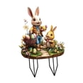 thumbnail image 3 of Estaca de jardín de Pascua, figura acrílica, estacas de jardín, decoración de jardín, regalos, escultura de animal, estatua de conejo para césped al Estilo H, 3 of 8