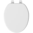 thumbnail image 2 of Proflo Pftswe1001 Round Closed-Front Toilet Seat And Lid - White, 2 of 6