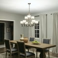 thumbnail image 4 of Transitional Nine Light Chandelier-Antique Pewter Finish Bailey Street Home 147-Bel-778025, 4 of 6