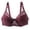 Wine, variant on Utoimkio Push Up Bras for Women Lace Comfortable Breathable Padded Underwire Bra Floral Print Bras Everyday Underwear