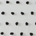 thumbnail image 5 of Madison Park Sophie Rideau de Douche en Polyester à Clip Noir/blanc, 5 of 5