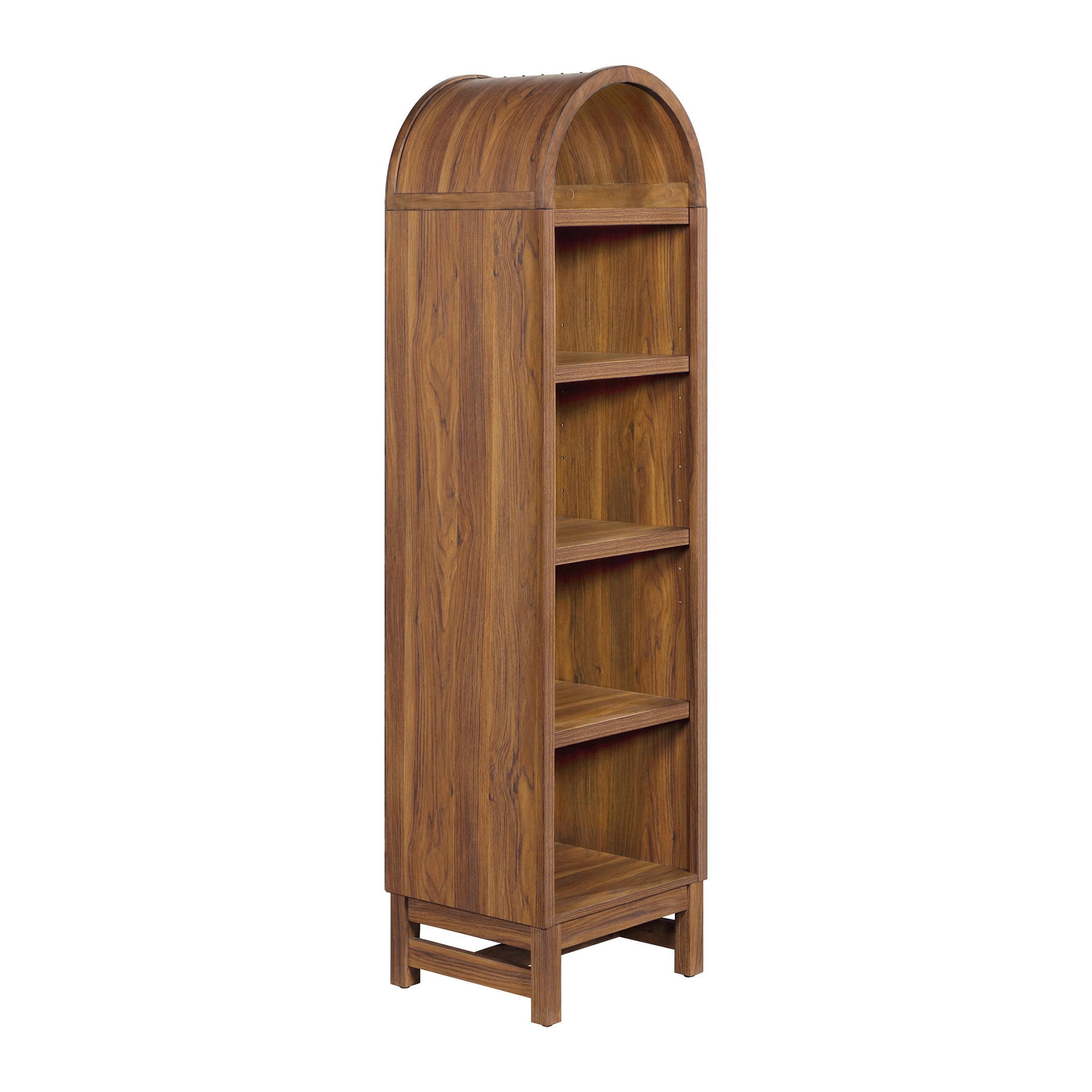 Better Homes & Gardens Juliet Narrow Arch Bookcase, Walnut