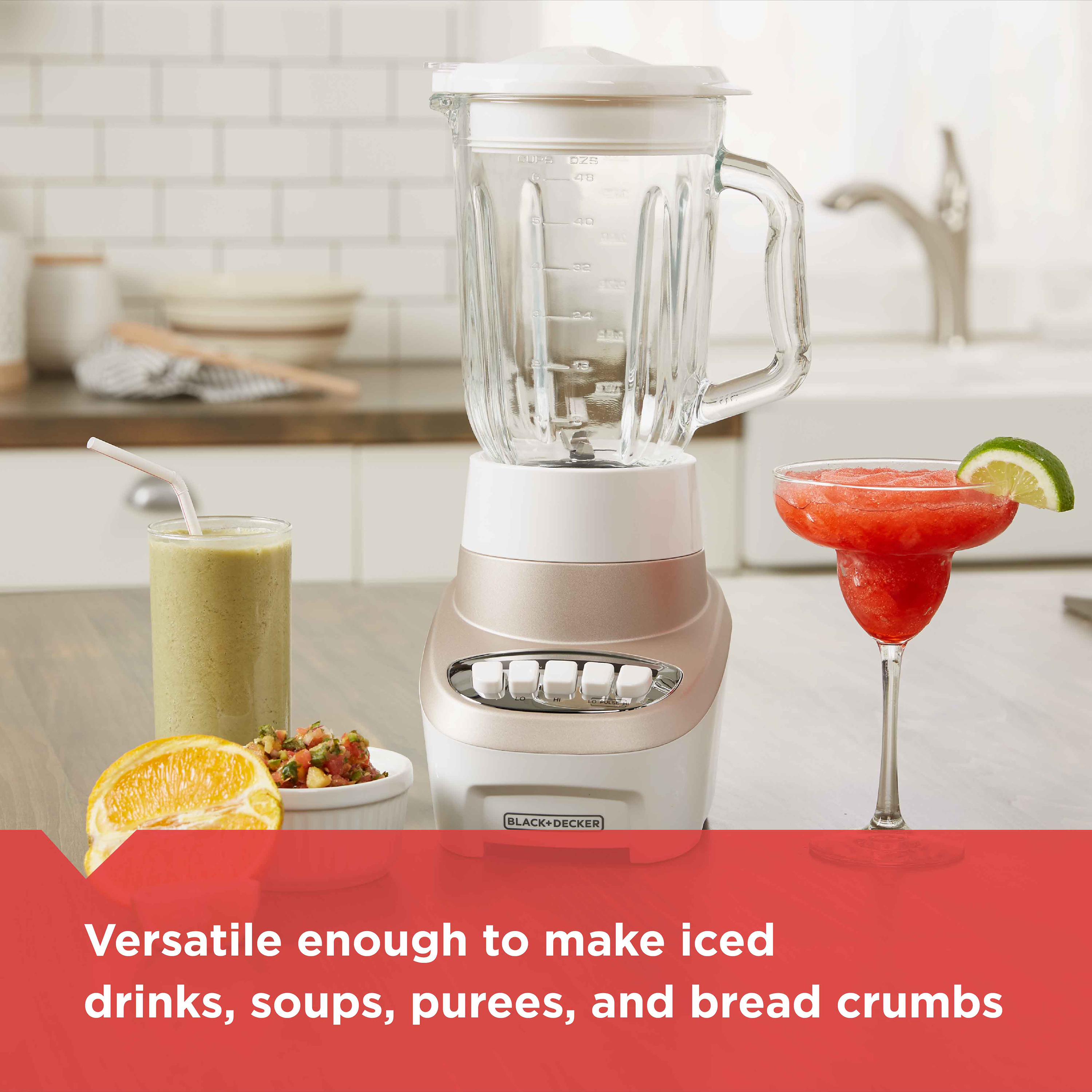BD Blender Glass Wht