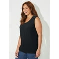 thumbnail image 3 of Catherines Women's Plus Size Petite Dream Drape Timeless Tank, 3 of 3
