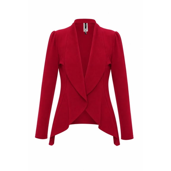 Women's Casual Long Sleeve Solid Open Blazer Jacket