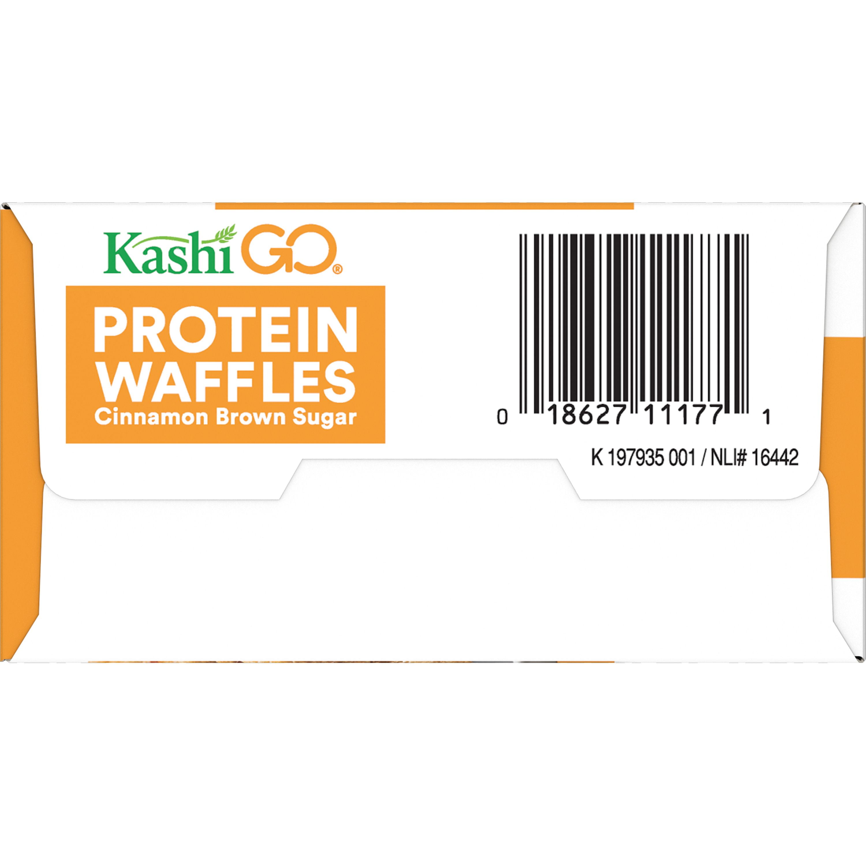 photo Kashi Cinnamon Waffles kashi go frozen waffles cinnamon brown sugar non gmo project verified 8ct 10 7oz