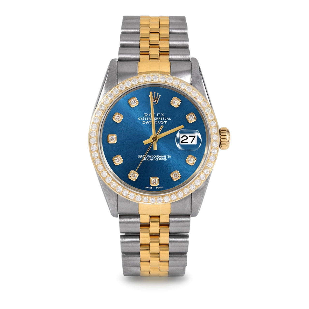 Pre Owned Rolex Datejust 16013 w/ Blue 