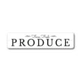 thumbnail image 2 of Farm Fresh Produce Novelty Sign, Metal Wall Decor - 4x18 inches, 2 of 4