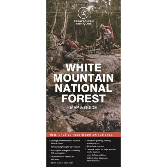 AMC White Mountain National Forest Map & Guide, (Paperback)