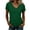 49# Dark Green, variant on Women's Classic Fit T Shirts Short Sleeve V Neck Casual Tee Shirt Summer Tops Army Green XXL
