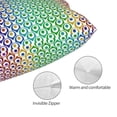 thumbnail image 3 of Kdxio Cotton Pillow Cases 20"x30" Pillowcases,Soft and Breathable Bedroom Pillow Cases-Rainbow Peacock Feathers-No Pillow Core, 3 of 5
