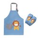 thumbnail image 1 of Delantal de cocina con dibujo para niños de 9 a 12 años, delantal de cocina ajustable con cordones y bolsillo frontal, dibujo para hornear, lavable y plegable, 1 of 6