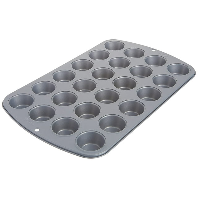 Molde para magdalenas Wilton Recipe Right, tamaño pequeño, 24 tazas