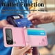 thumbnail image 3 of Funda plegable para Samsung Galaxy Z Flip 3 5g, con correa para el hombro, de cuero, color rosa, 3 of 5
