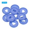 thumbnail image 3 of 24mm Plastic Book Binding Discs, 22 Pack Discbound Expansion Discs Heart Binder Rings for DIY Notebook Planner, Lavender Color, 3 of 6