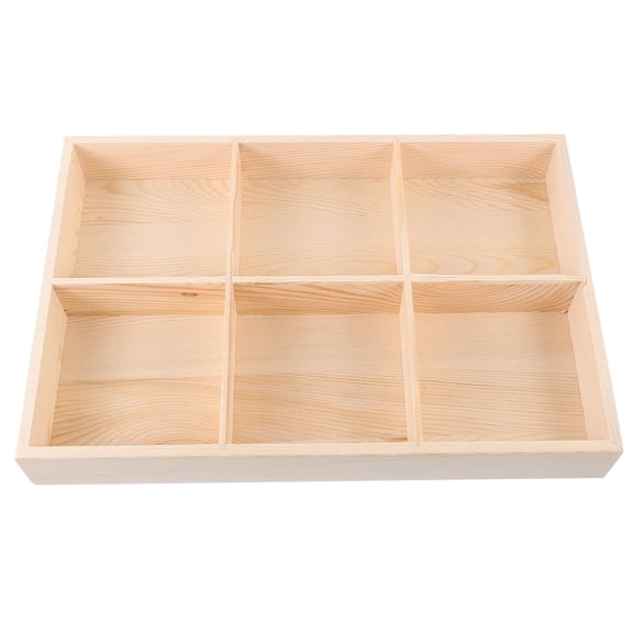 LOLIPPYY 1Set Kitchen Countertop Organizer for Loose Tea in Compact Wooden Box