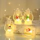 thumbnail image 4 of Decoración navideña lámpara de viento portátil led pequeña lámpara de aceite luz lámpara de caballo diseño de escena colgante faroles LED decoración de linternas, 4 of 4