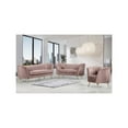 thumbnail image 4 of Meridian Furniture Velvet Accent Chair in Pink and Gold, 4 of 6