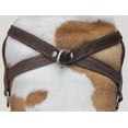 thumbnail image 4 of Genuine Brown Leather Dog Pulling Walking Harness XLarge. Chest, 1.5" Wide Straps, 4 of 4