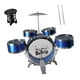 thumbnail image 1 of Batería de jazz para niños, kits de bombo, juguetes de instrumentos musicales para iluminar la música azul, 1 of 9