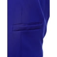 thumbnail image 7 of HULIJA Women's Regular Fitted Vest Solid Business Dress Suits Button Down Waistcoat V Neck Sleeveless Blue S, 7 of 7