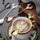 thumbnail image 2 of Cuchara creativa de astas de acero inoxidable, cuchara de café, cuchara de postre, astas de hielo de Navidad, té, pequeñas cucharas agitadoras, herramientas de cocina Fivean unisex, 2 of 2