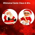 thumbnail image 6 of Santa Claus & Mrs. Claus Christmas Campfire Flickering NightLight,Cute Swivel Plug-in Figurine Lamp for Holiday Decor, Indoor. Campfire Night Light with Flicker Bulb,Figurine Light, 6 of 6
