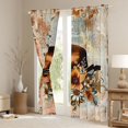 thumbnail image 3 of Homewish Western Cowgirl Hats Curtains Pack of 2 (42x84 Each),Rustic Farmhouse Cabin Curtains Blackout,Country Floral Bedroom Curtains For Boys Girls,Luxury Bedroom Decor, 3 of 6