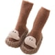 thumbnail image 1 of Kids Cartoon Non Slip Socks 1 Pair Comfortable Baby Indoor Wear Coffee Silicone Non Slip Sole, 1 of 2