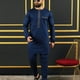 thumbnail image 4 of Conjunto étnico tradicional africano nuevo 2024 para hombre, cuello redondo, manga larga, dos piezas, conjunto de lujo para banquete de boda o fiesta, 4 of 5