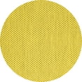 thumbnail image 1 of Ahgly Company Indoor Round Solid Yellow Modern Area Rugs, 3' Round, 1 of 4