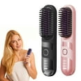 thumbnail image 5 of ZenCart Cordless Hair Straightener Brush 3 Temperature Modes Adjustable LED Display Fast Heating Portable Travel Electric Hot Brush Curly Hair Styling Detangling Comb, 5 of 8