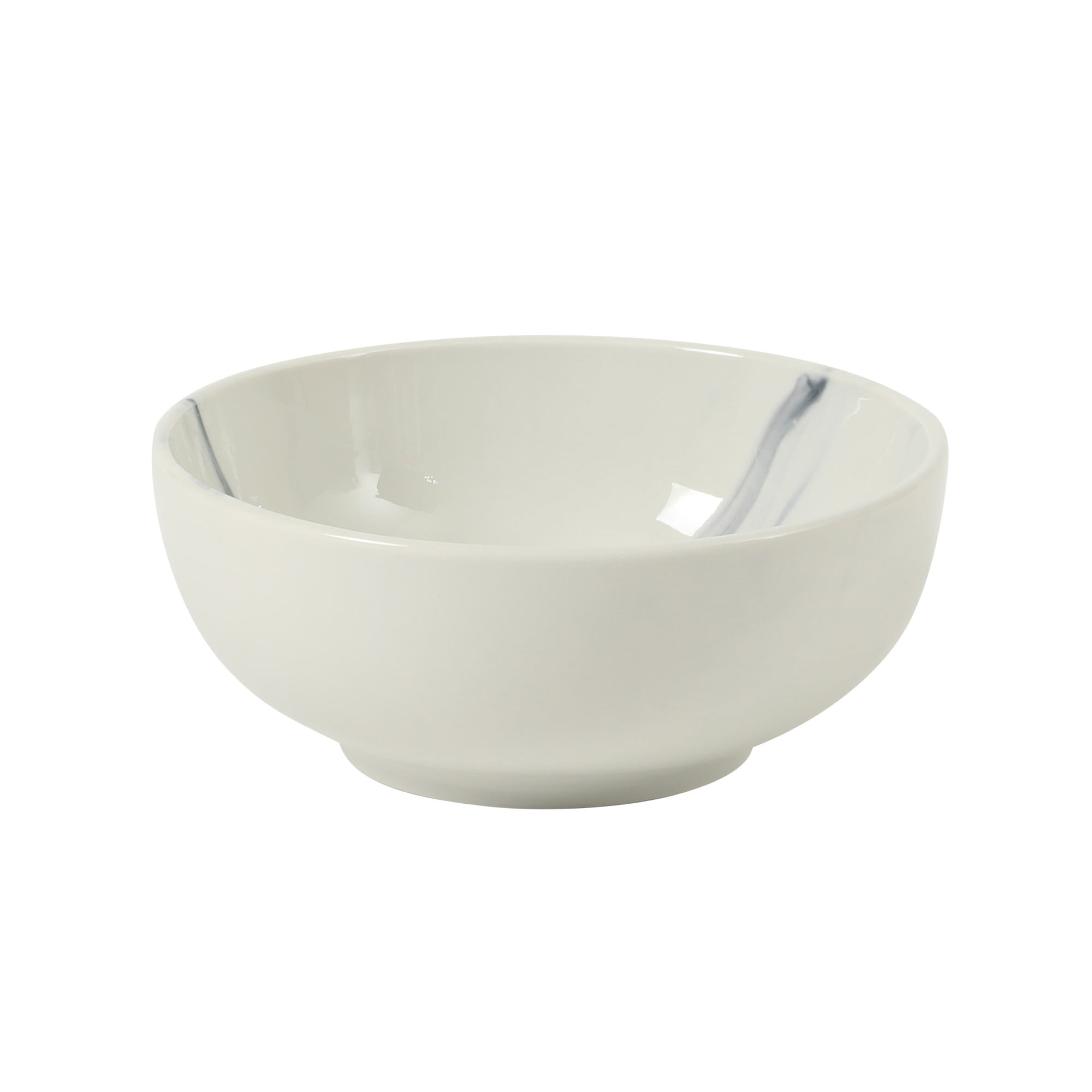 Gibson Home Cloudlight 12 Piece Plates and Bowls Dishes Brown and White - Decorated Porcelain Ceramic Dinnerware Set - Service for 4