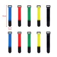 thumbnail image 1 of Magic Tape 10Pcs Reusable Hook Loop Nylon Straps Reverse Colored Fastening Tape Self Adhesive Cable Ties Wrap Bundle Fixed Ties 1500779-length 15cm width 2cm, 1 of 6