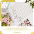 thumbnail image 4 of Threns 400 Pcs Floral Card Holder Pick 12 Inches Metal Flower Card Holder Stick for Birthday Party Engagement Wedding Formal Meeting, 4 of 11