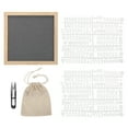 thumbnail image 1 of Felt Board, Letter Board, Felt Letters Message Board For Offices Classrooms Grey, 1 of 8