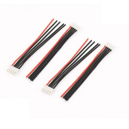 4Pcs 14.8V 4S LiPo Battery Balance Charger Cable Wire Connector