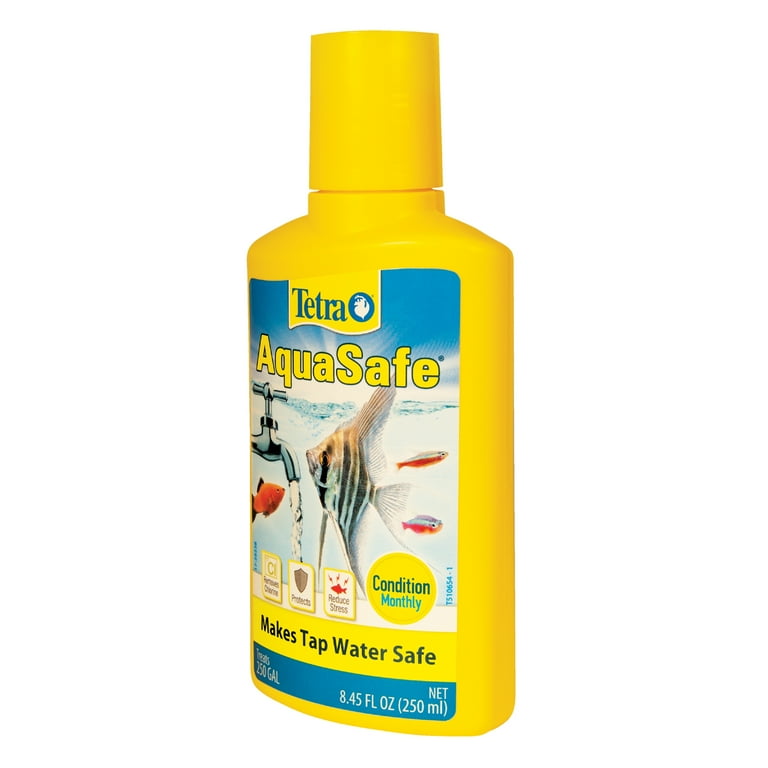 Tetra AquaSafe, Aquarium Water Conditioner, Makes Tap Water Safe, 8.45 oz.  