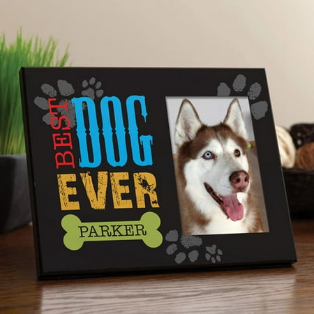 Personalized Best Dog Ever Frame