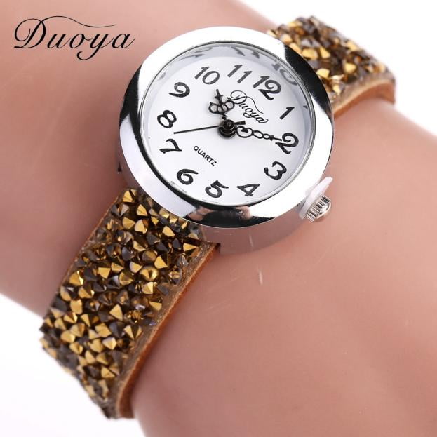 ZHAGHMIN Reloj Mujer Women Women Bracelet Quartz Wristwatch Rhinestone Watches Dog Watches For