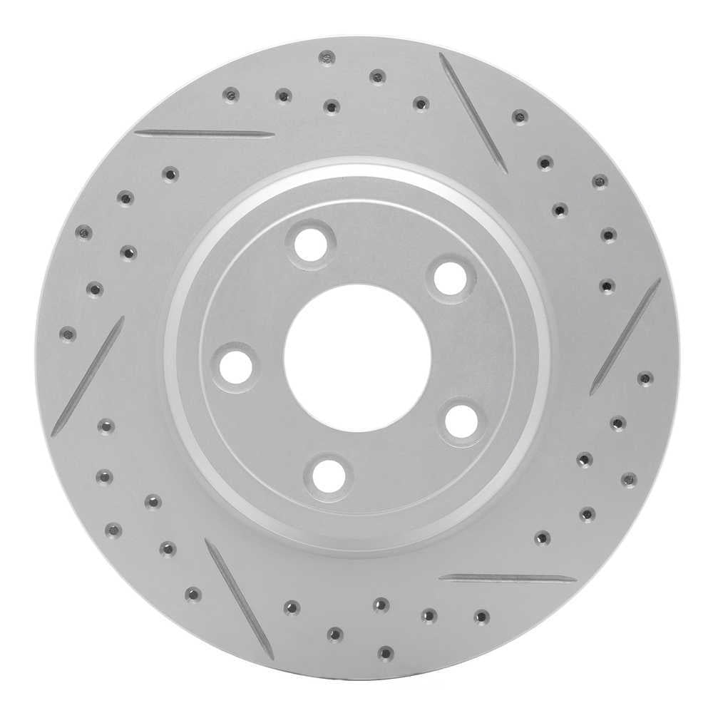 Dynamic Friction Company 830-54046R DFC Geoperformance Rotor - Drilled and Slotted